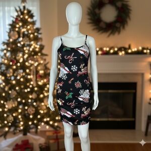🎄 Urban Heritage Fa La La Love Christmas Art Ruched Dress 🎄 Girls Size Small